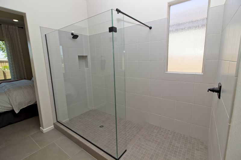 Luxury Shower with Glass Walls